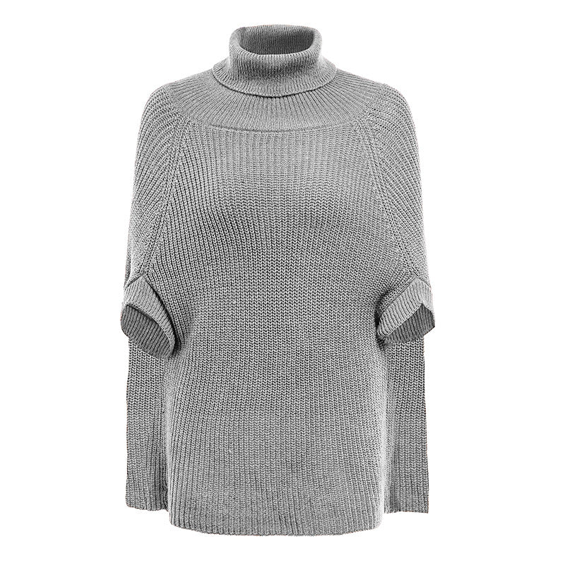 Damen Rollkragenpullover Kuschelfleece Eveloria
