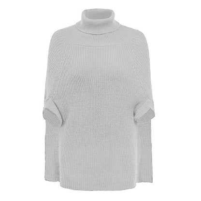 Damen Rollkragenpullover Kuschelfleece Eveloria