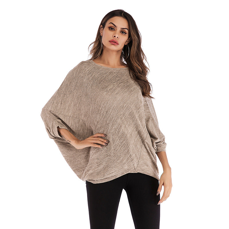 Damen Oversized Pullover Lässiger Schnitt Eveloria - Eveloria