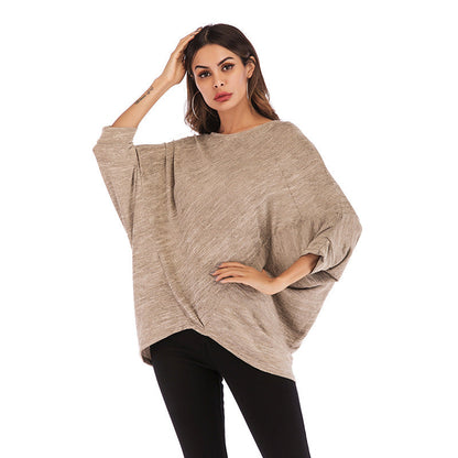 Damen Oversized Pullover Lässiger Schnitt Eveloria