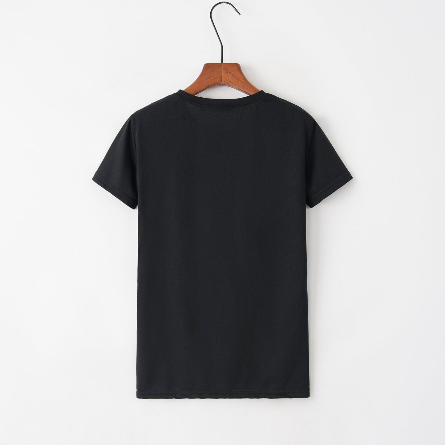 Damen T-Shirt Katzenmotiv Rundhals