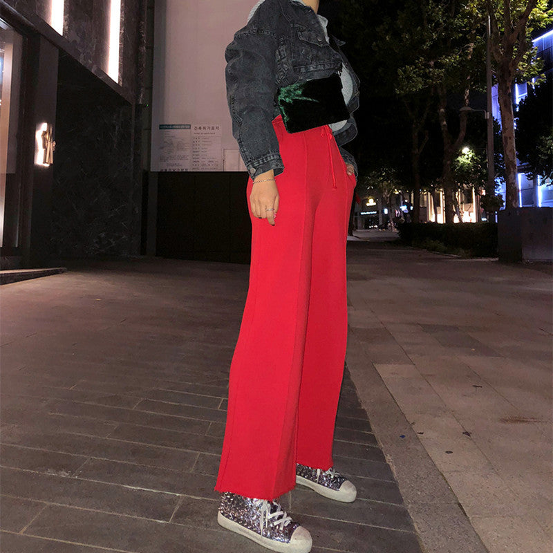 Damen Loungewear-Set Cropped Hoodie und weite Hose Eveloria