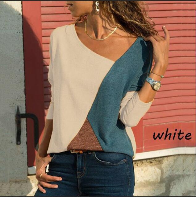 Damen Pullover Lässig Mit Modischem Detailmix Grau - Eveloria