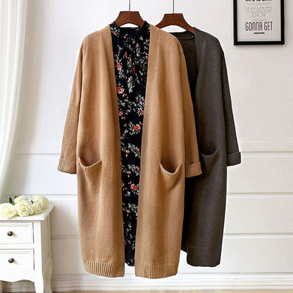 Damen Strickcardigan mit Taschen Eveloria