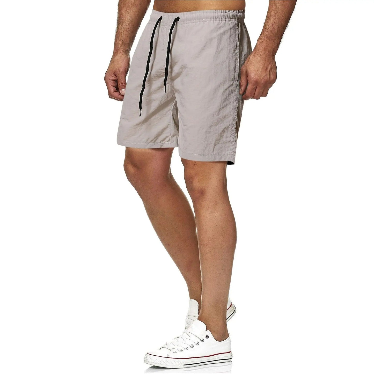 Eveloria Herren Fitness-Badehosen Schnelltrocknend Einfarbig