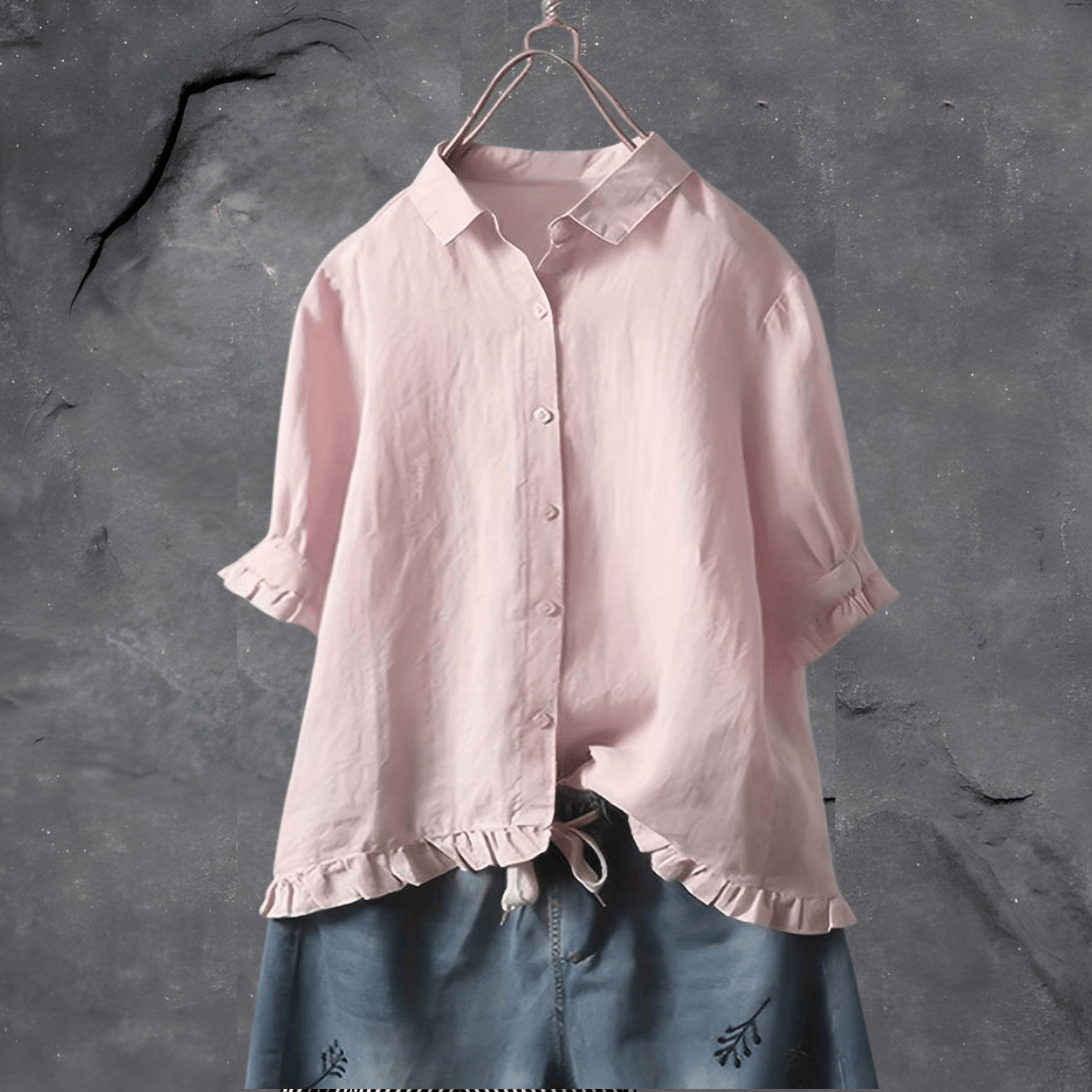 Eveloria Damen Elegantes Blusenhemd