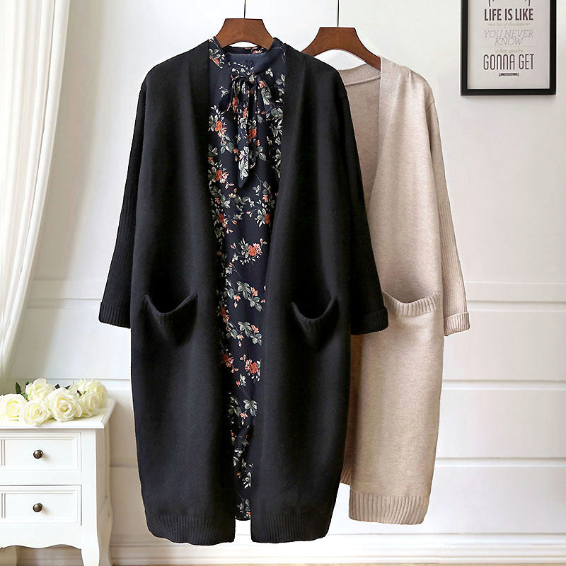 Damen Strickcardigan mit Taschen Eveloria