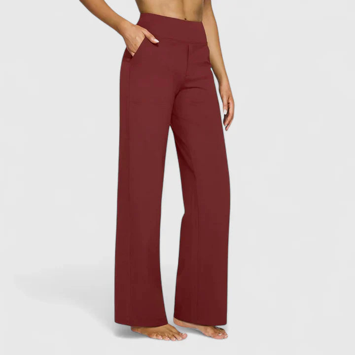 Damen Yoga-Hose Weites Bein Sommer