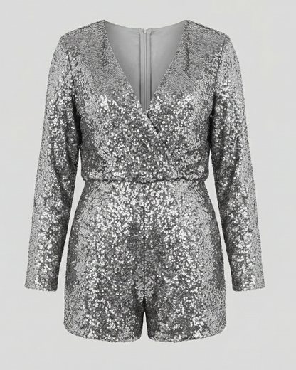 Damen Funktionsoverall Glitzer