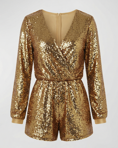 Damen Funktionsoverall Glitzer