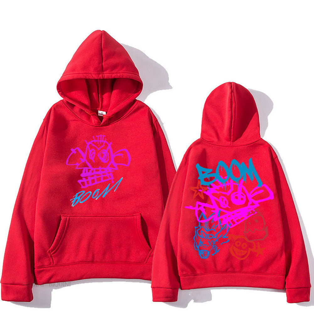 Eveloria Damen Langarm-Hoodie Arcane Jinx Cartoon