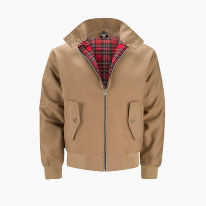 Herren Winterjacke Rippbündchen Reißverschluss