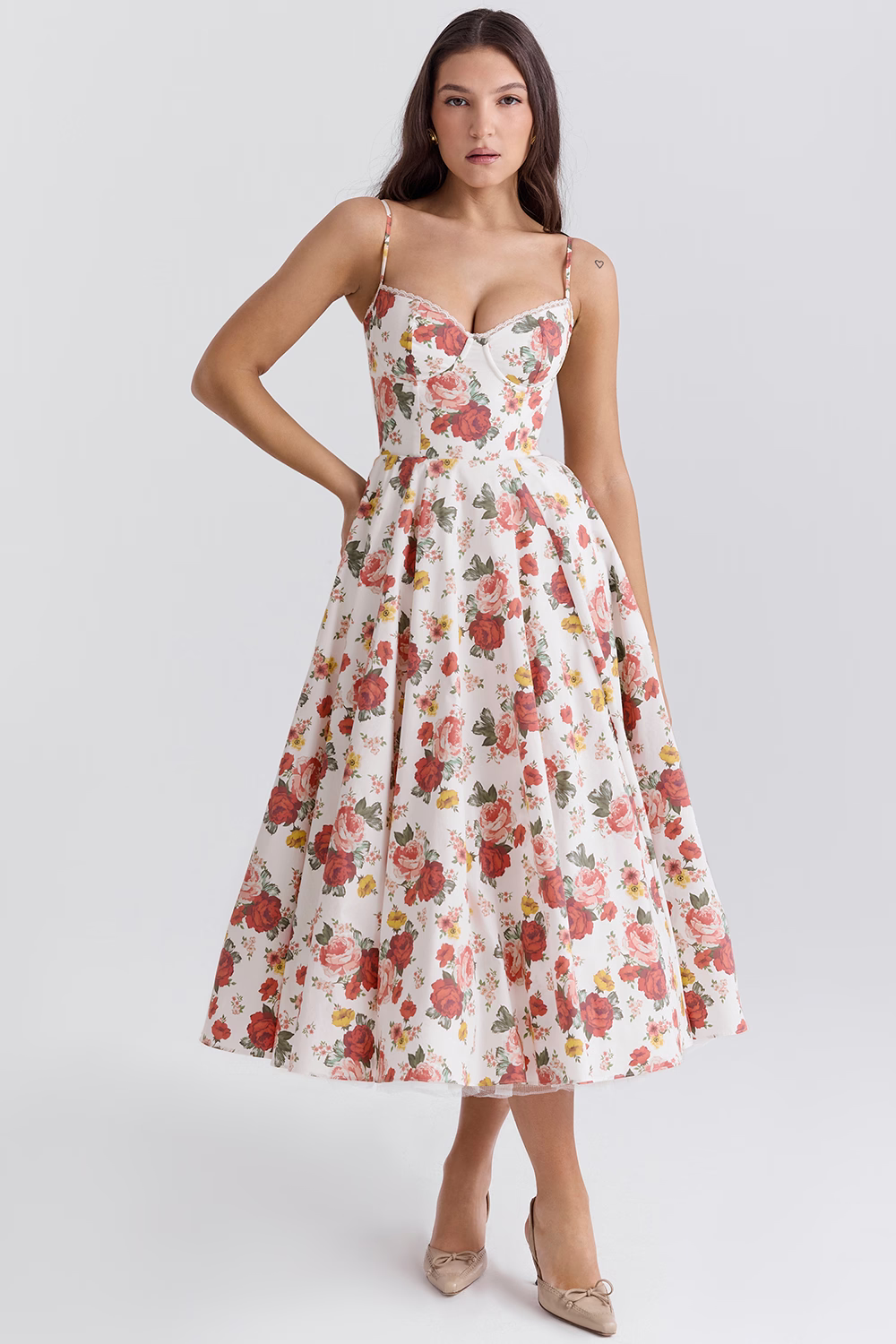 Eveloria Damen Schlankmachendes Abendkleid