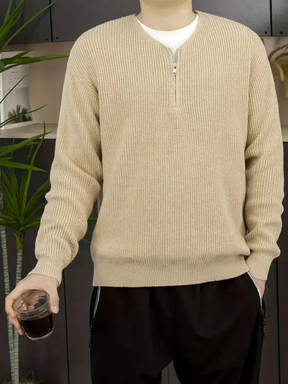 Eveloria Herren Gestreifter Pullover