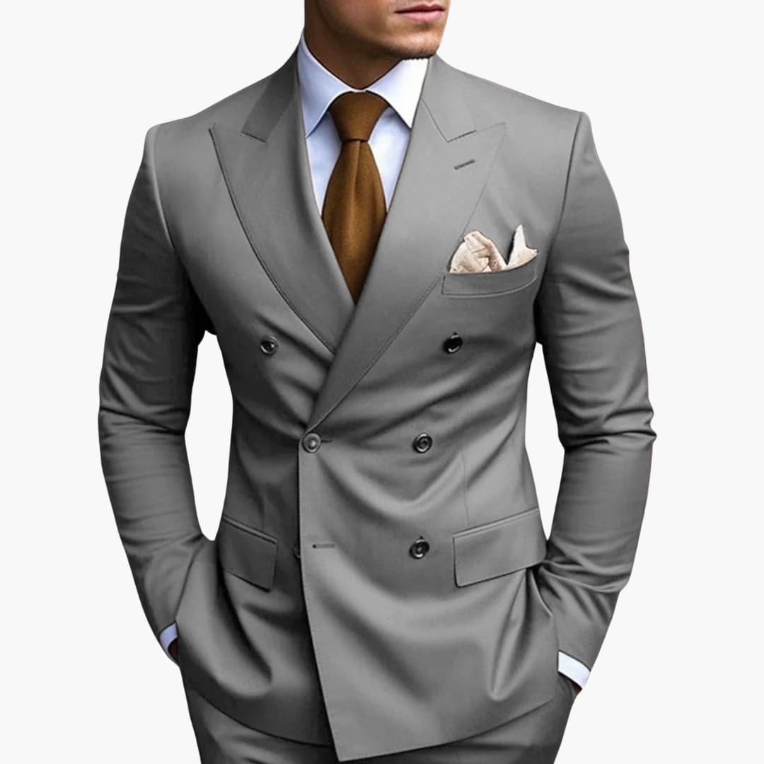 Herren Zweireiher Anzug Elegant