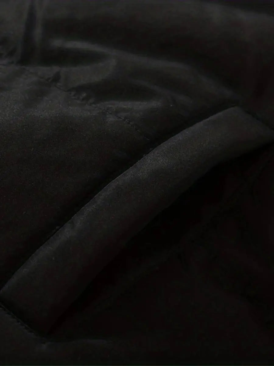 Herren Daunenjacke Reißverschluss Warm