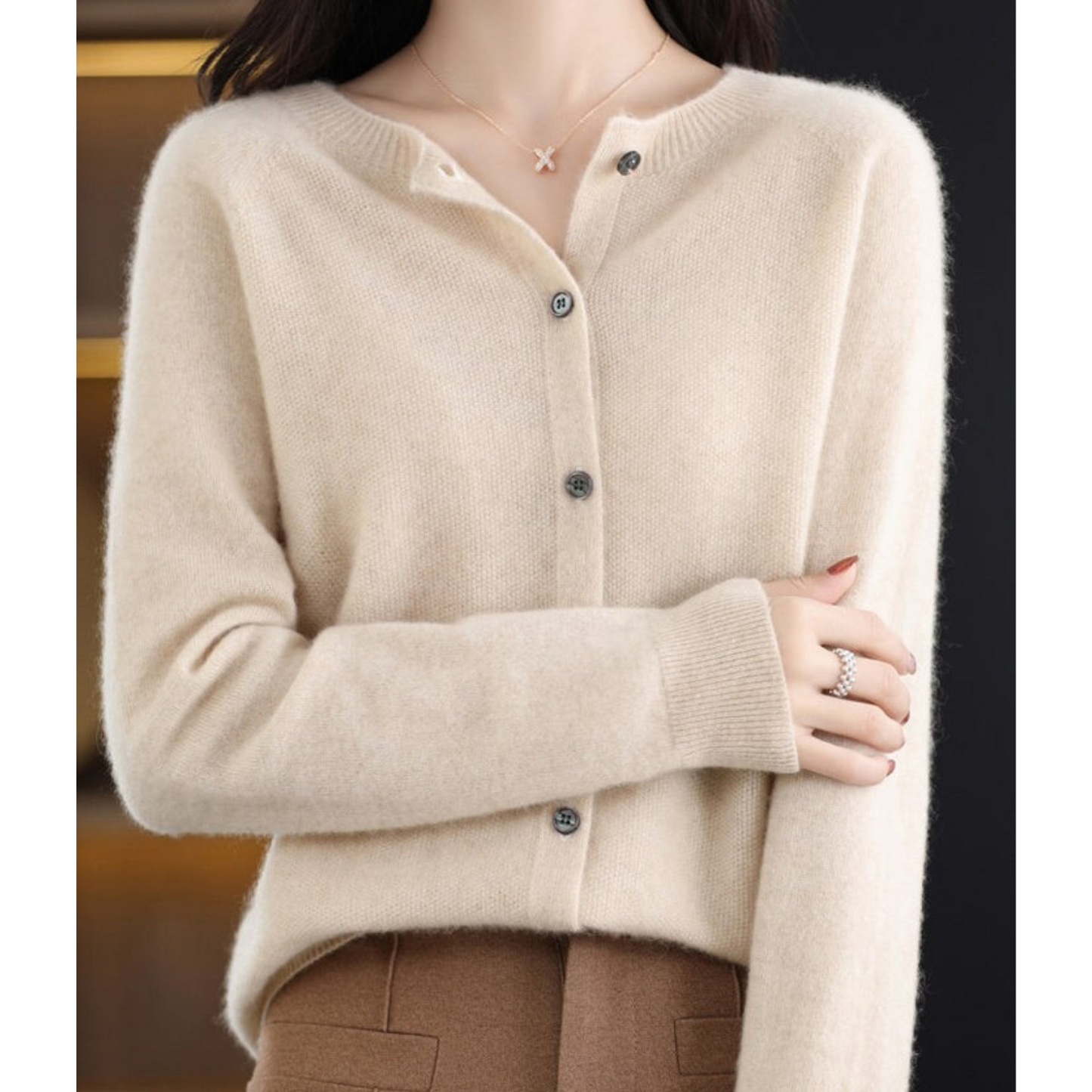 Damen Cardigan Warm