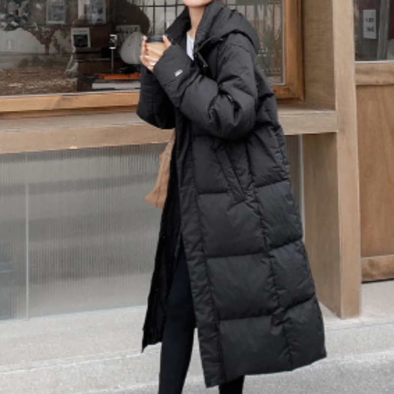 Damen Pufferjacke Reißverschluss Coltrui