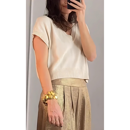 Eveloria Damenhohe Bundhose Elegant