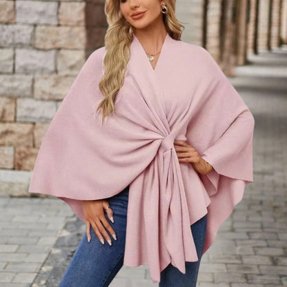 Damen Oberteil Cape-Stil Frontknoten - Eveloria