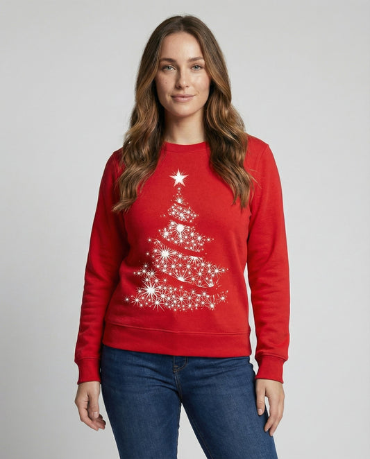 Damen Festpullover Winterweich Schwarz - Eveloria