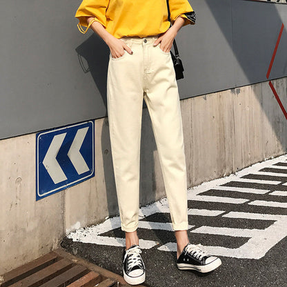 Damen Hochtaillierte Chinohose Eveloria