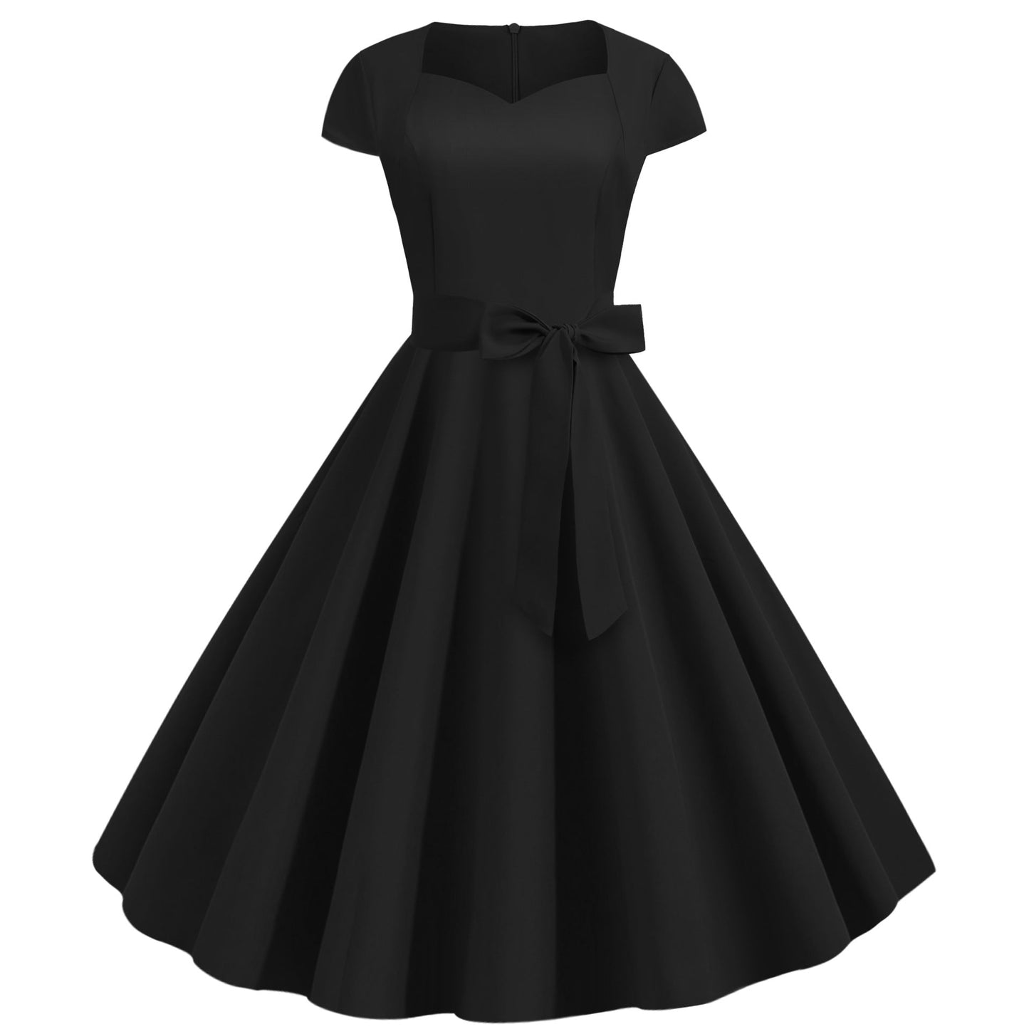 Damen Ballkleid Eleganter Rock Tailliert Rosa Eveloria - Eveloria