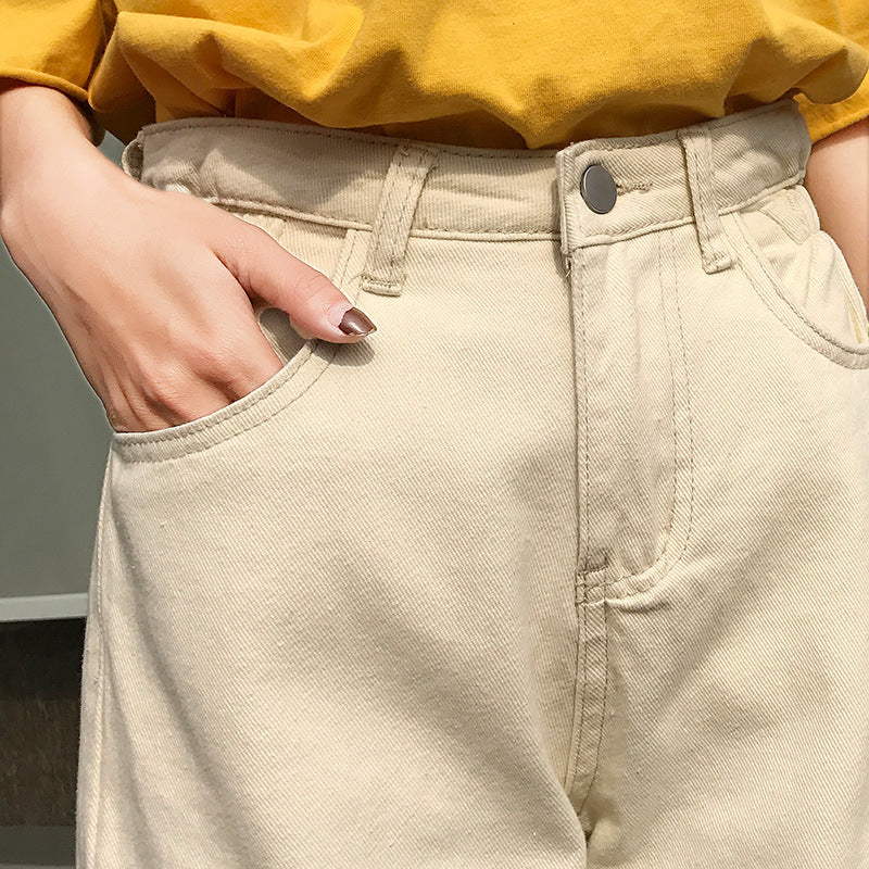 Damen Hochtaillierte Chinohose Eveloria