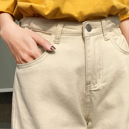 Damen Hochtaillierte Chinohose Eveloria