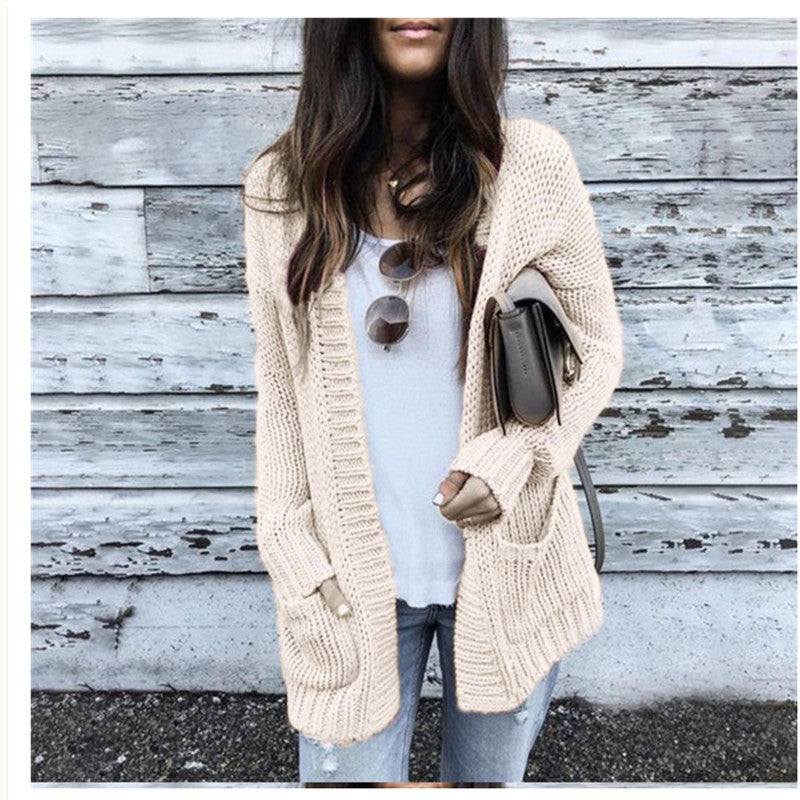 Damen Grobstrick Cardigan Eveloria