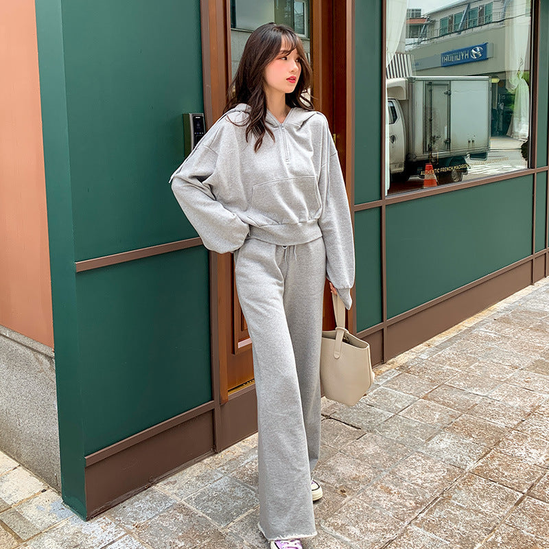 Eveloria Damen Sportliches Loungewear-Set Lässig Schwarz - Eveloria