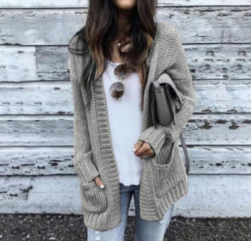 Damen Grobstrick Cardigan Eveloria