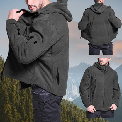 Eveloria Damen Fleecejacke Winddicht Outdoor