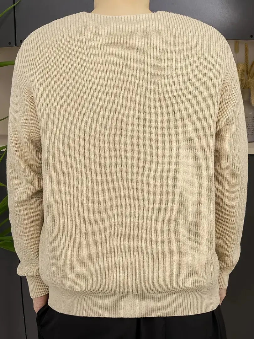 Eveloria Herren Gestreifter Pullover