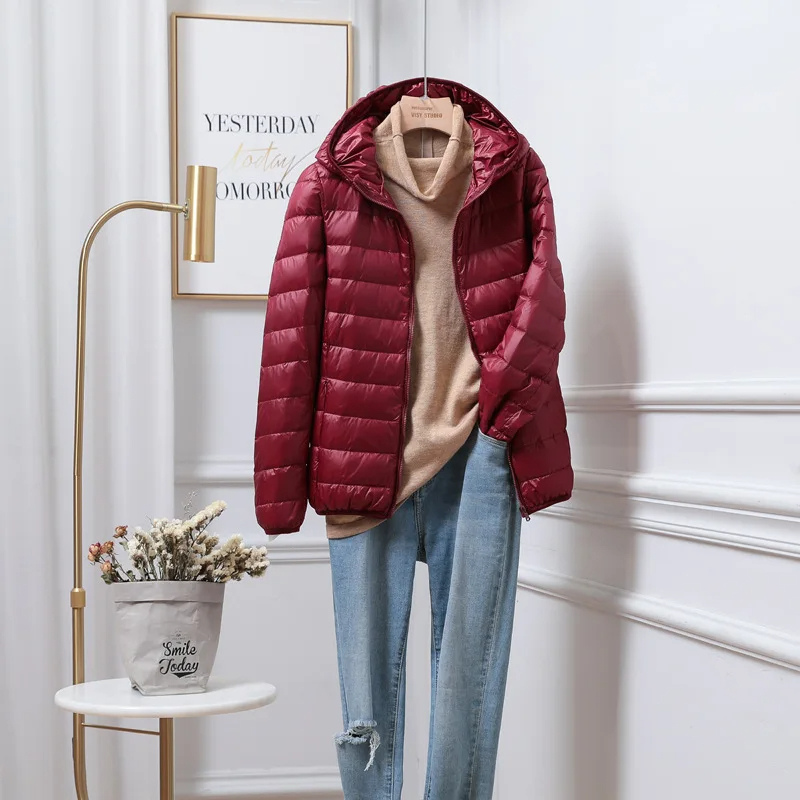 Gudrun Damen Winterjacke Kapuze Reißverschluss