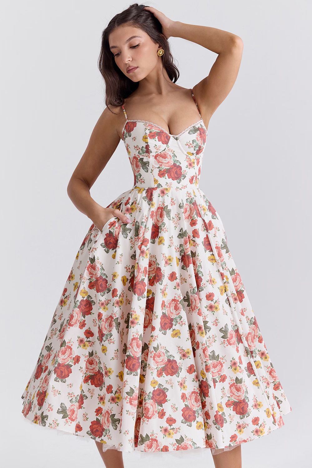 Eveloria Damen Schlankmachendes Abendkleid