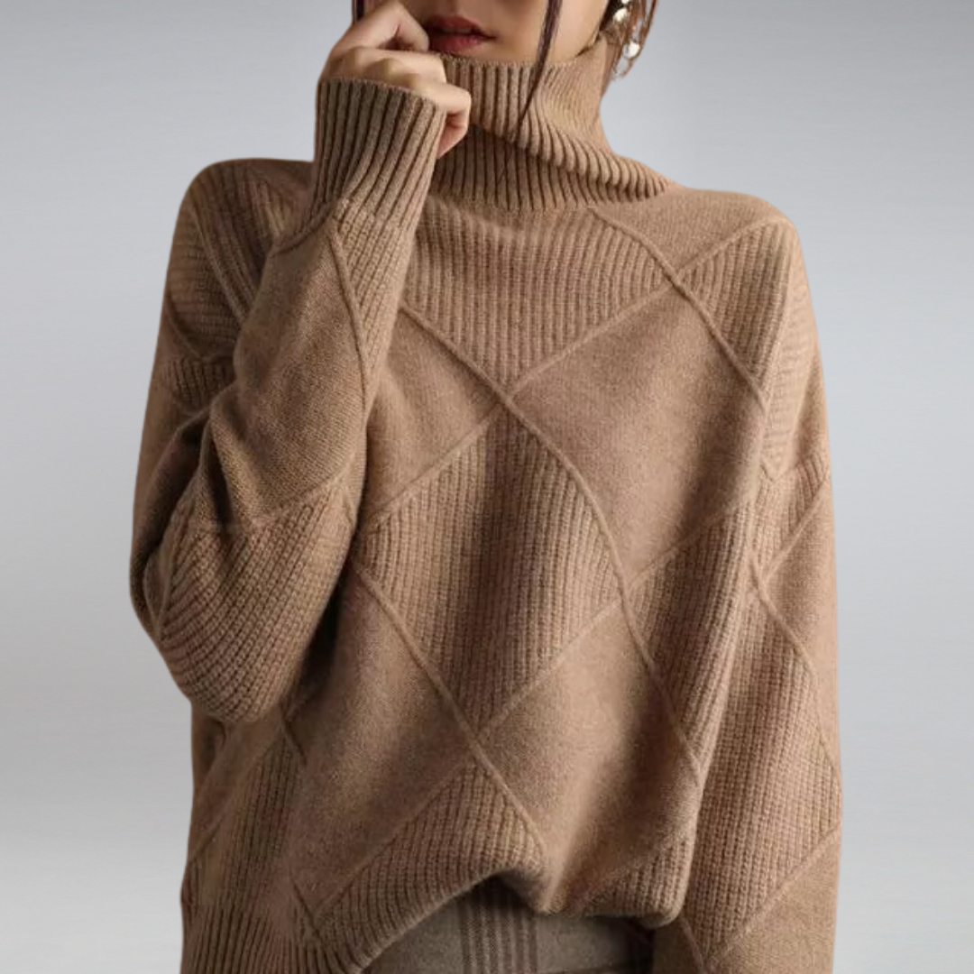 Damen Winter Rollkragenpullover - Eveloria
