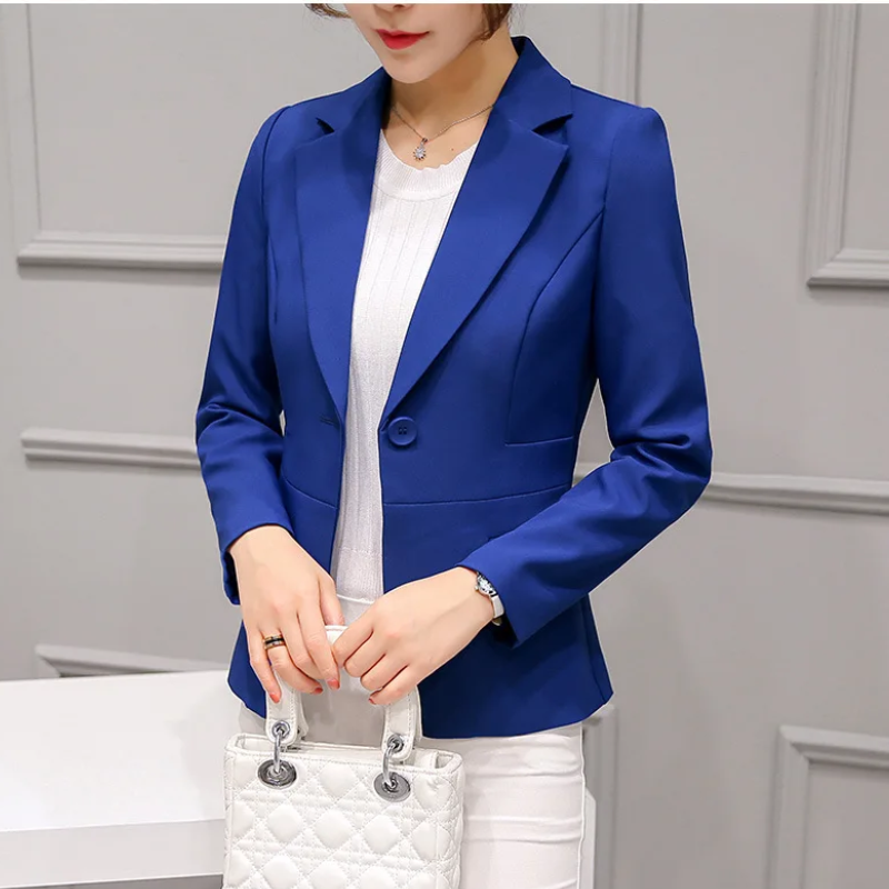 Eveloria Damen Blazer Langärmlig Büro