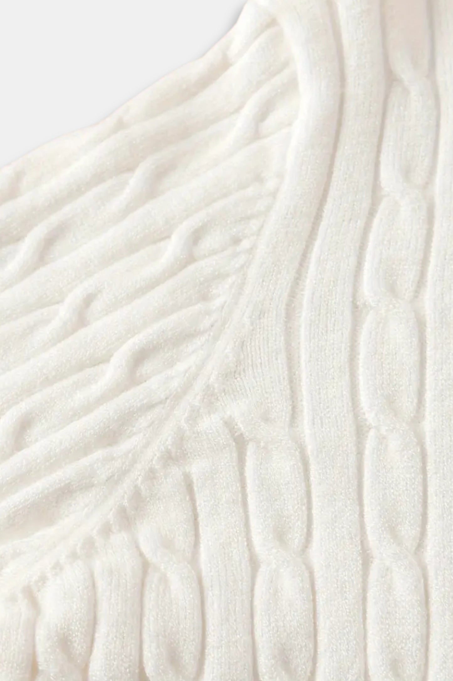Eleganter Damen Zopfstrick Pullover Mit Reißverschluss