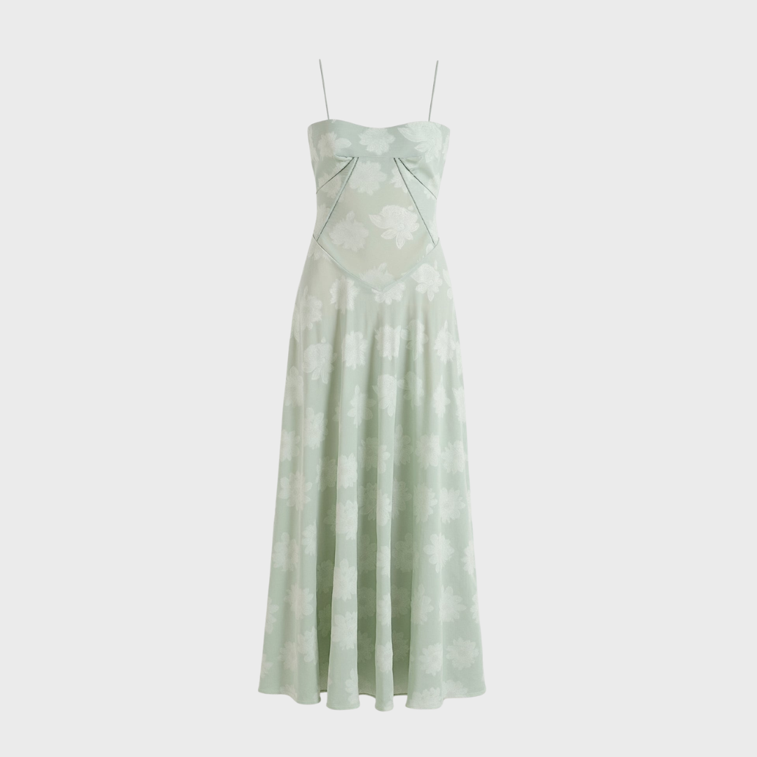 Damen Hochzeitsgast Maxikleid Lang