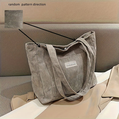 Eveloria Damen Cordtasche Elegant Braun