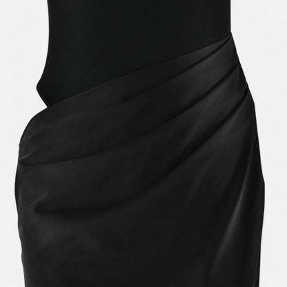 Damen Maxikleid Neckholder Cut-Out Kleid