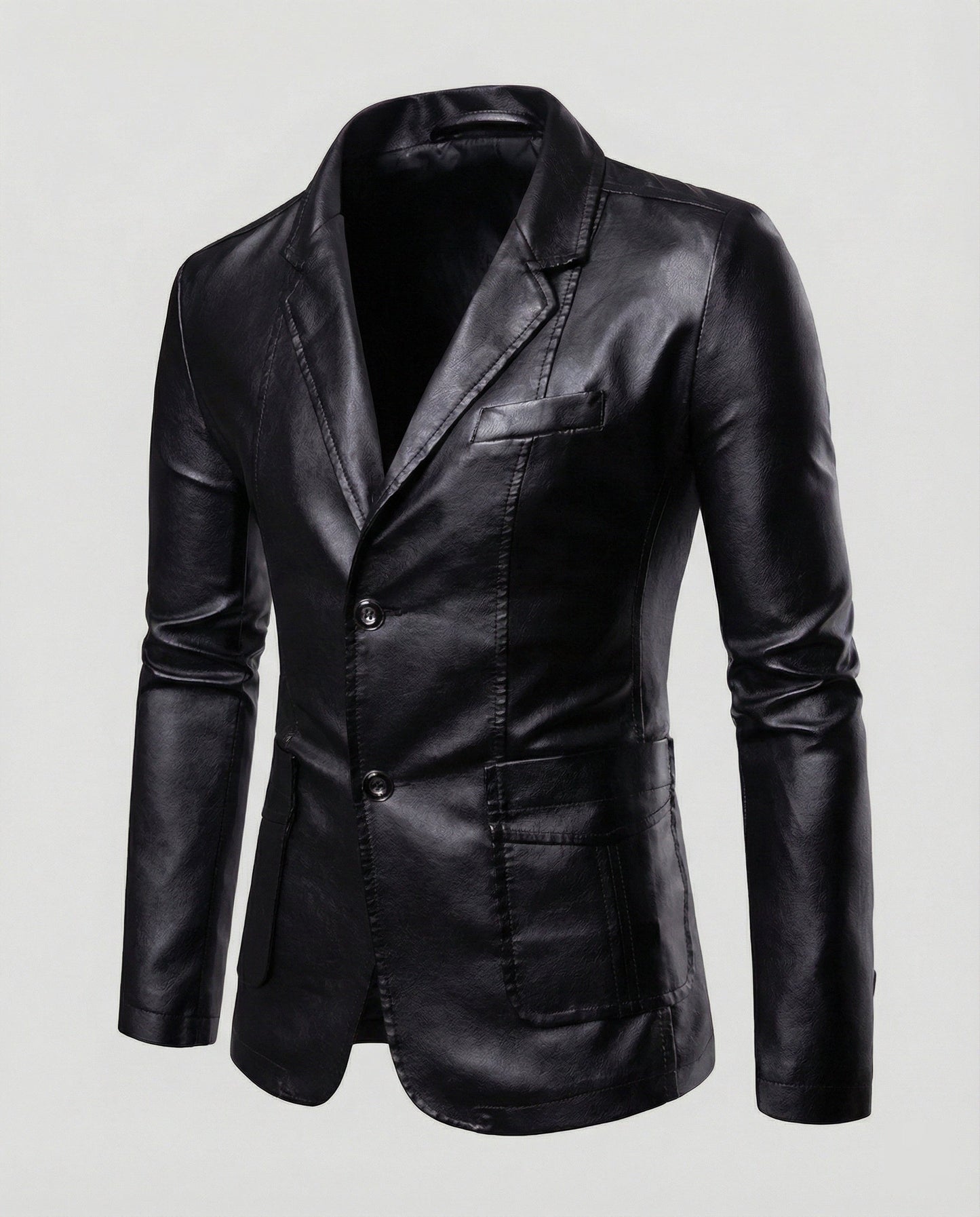 Herren Lederblazer Elegant Leder