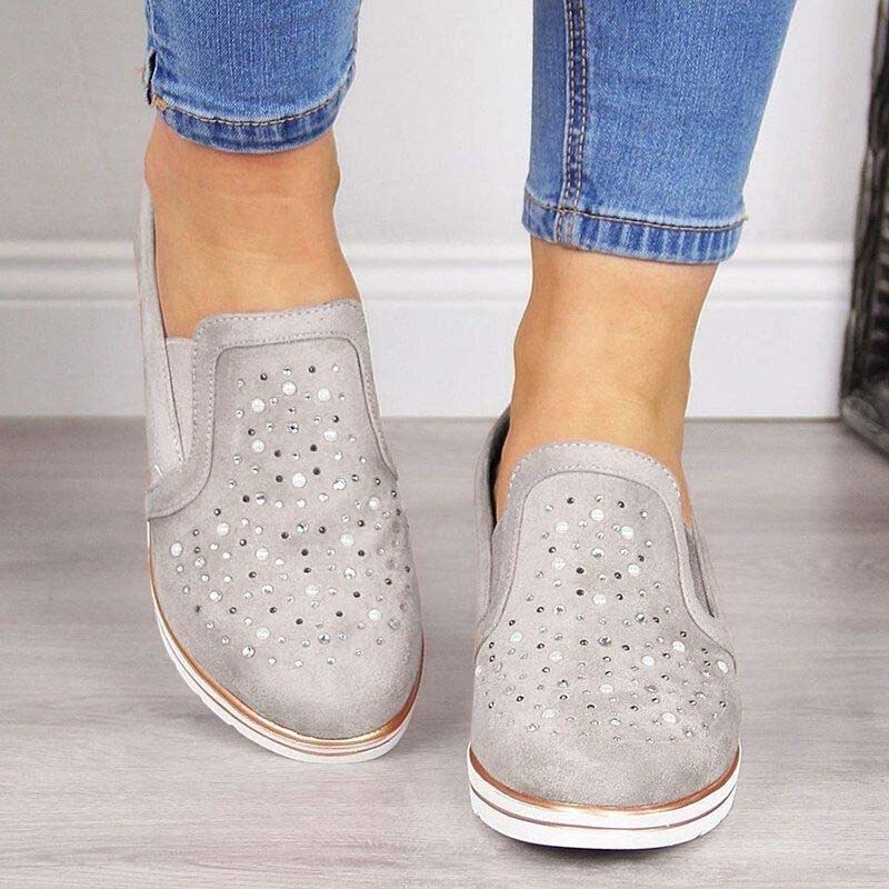 Eveloria Damen Keilschuhe Lässig