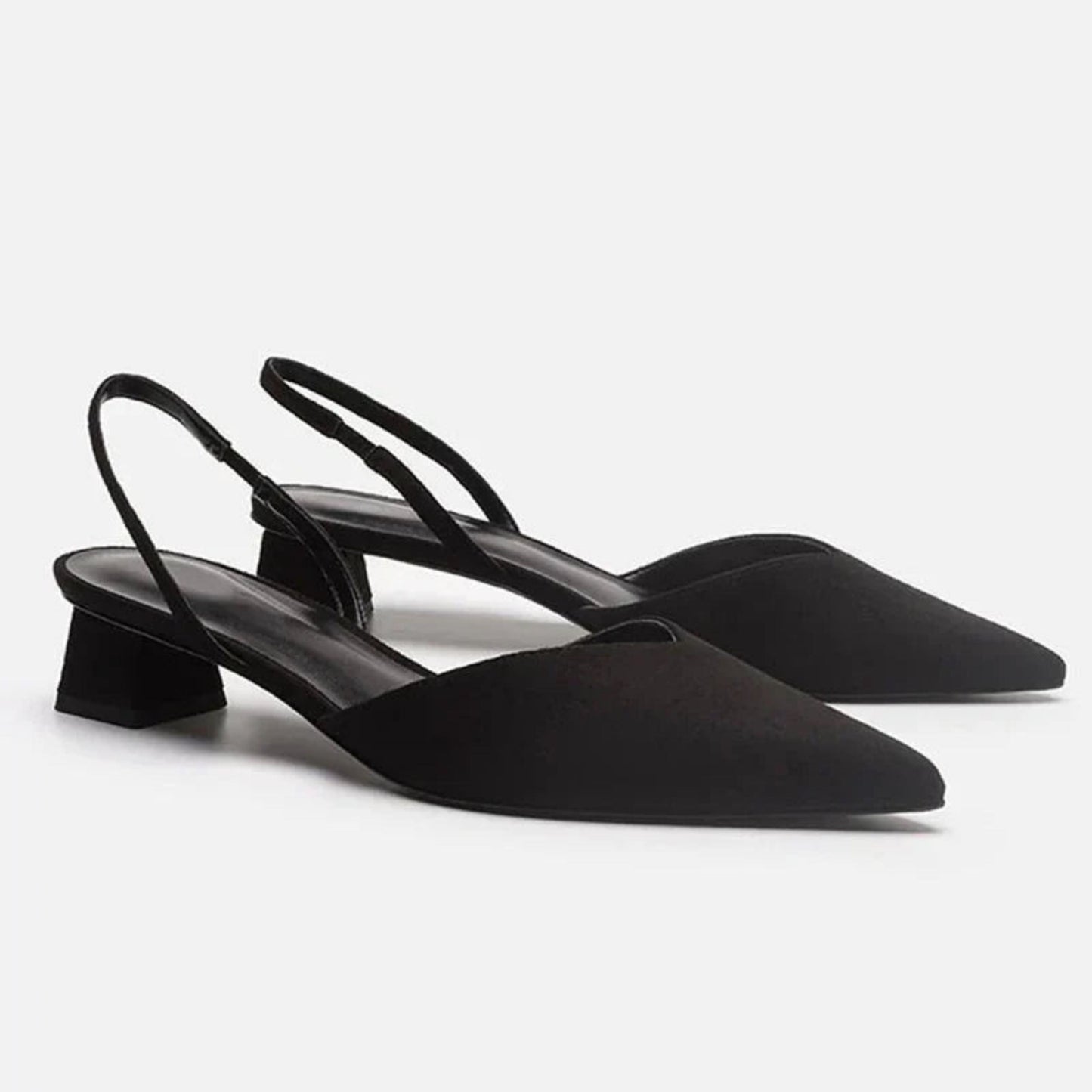 Eveloria Damen Slingback Pumps Niedrige Ferse