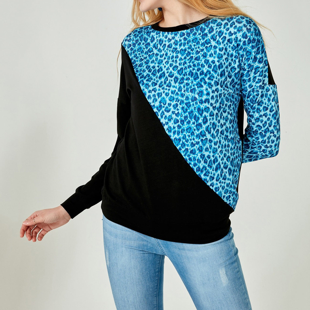 Damen Sweatshirt Tiermuster Eveloria