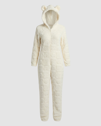 Gemütlicher Damen Fleece-Overall