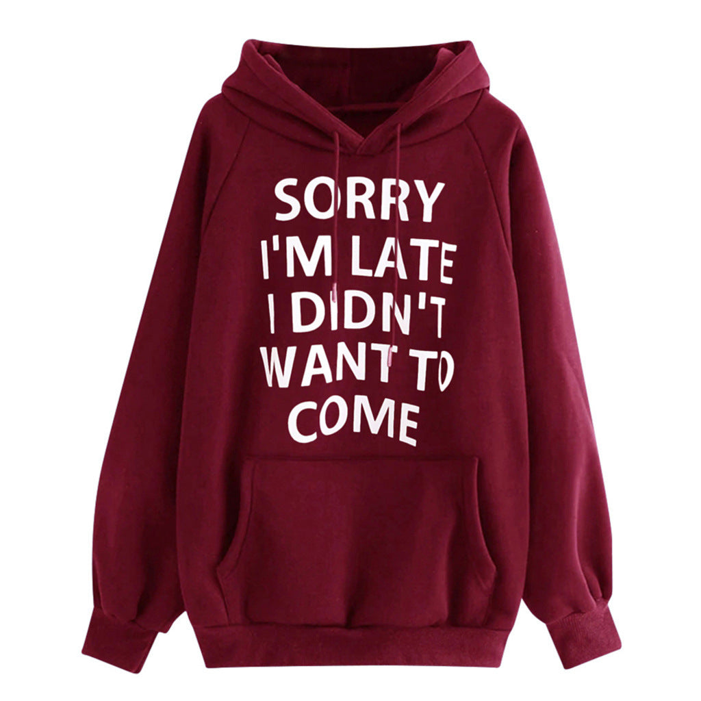 Damen Kapuzenpullover Witzig Spruchdesign Eveloria