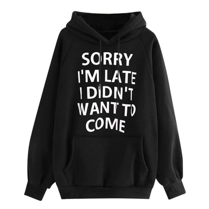 Damen Kapuzenpullover Witzig Spruchdesign Eveloria