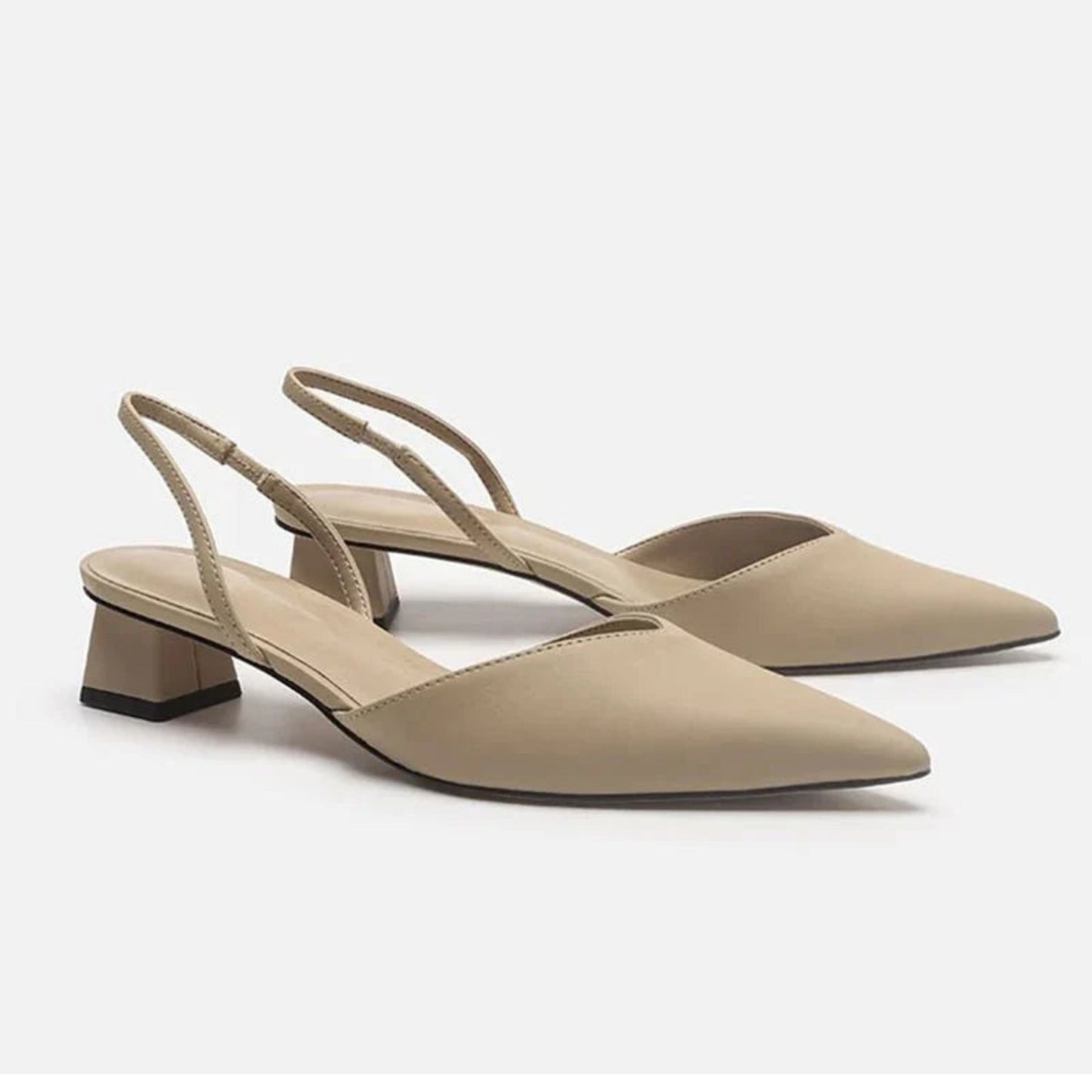 Eveloria Damen Slingback Pumps Niedrige Ferse